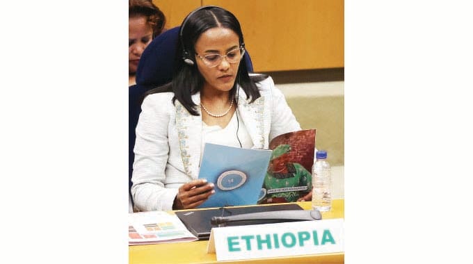 First Lady of Federal Democratic Republic of Ethiopia Zinash Tayachew