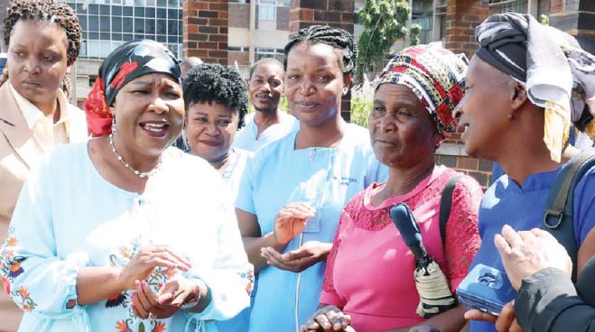 First Lady’s ultra-modern mobile hospital rolls out services at Parirenyatwa Group of Hospitals, offering free cancer screening to patients.