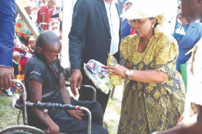 First Lady launches empowerment scheme, with many completing a capacity building programme in agriculture and environmental management.