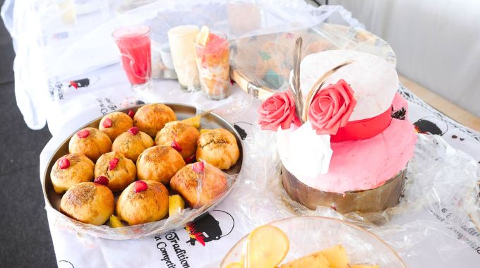 Some of the Zimbabwean traditional dishes prepared and exhibited during Amai’s traditional meal cookout competition in Nyanga on Africa Day.