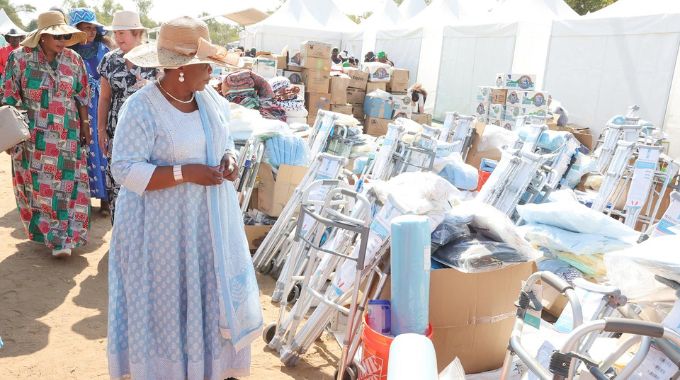 First Lady leaves smiles in Mudzi as medical outreach ends...saw nearly 8 000 people receiving treatment for different ailments.