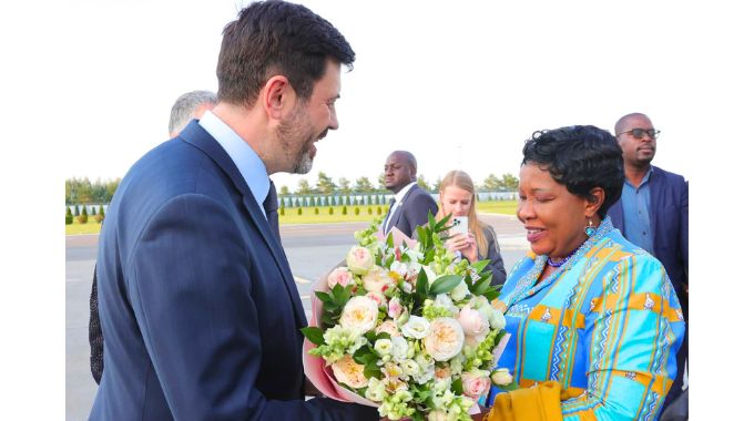 First Lady in Belarus with a delegation of women in business drawn from various economic sectors at the invitation of the Belarusian Govt.