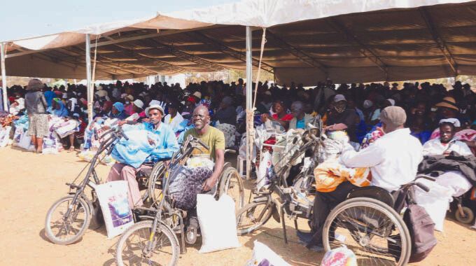 Angel of Hope touches lives in Matabeleland as vulnerable members of society received donations from the First Lady, Dr Auxillia Mnangagwa.