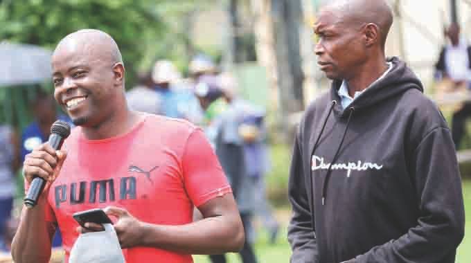 Men express their views and opinions during the Afrikana Family humanism programme organised by First Lady Dr Auxillia Mnangagwa in Mashonaland East on Sunday