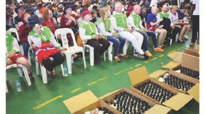 Sunscreen lotions which were distributed to people with albinism through the partnership of Angel of Hope Foundation and Chinese Embassy in Zimbabwe.