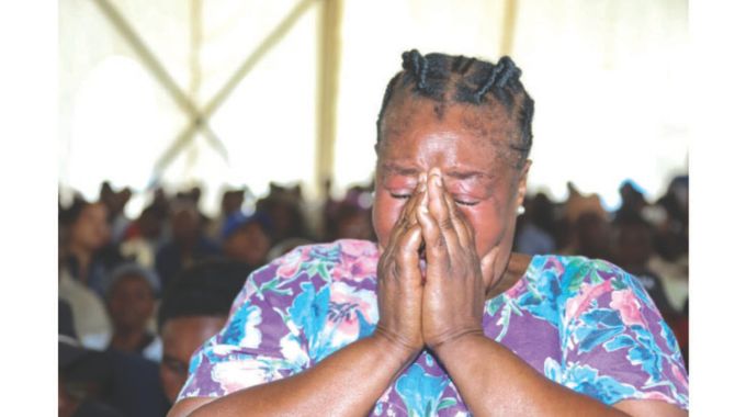 An emotional mother tearfully recounts the hardships she has endured because of her son, who was admitted to the Angel of Hope Foundation Rehabilitation Centre in Mbare yesterday.