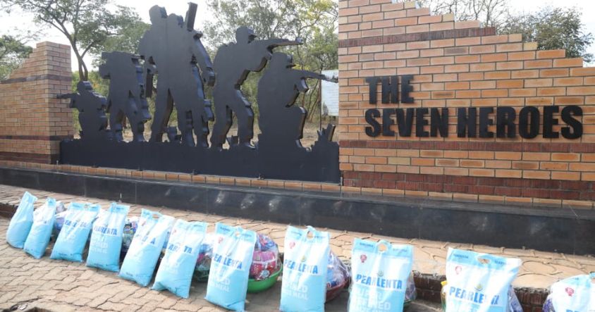 The Chinhoyi Seven Heroes monument