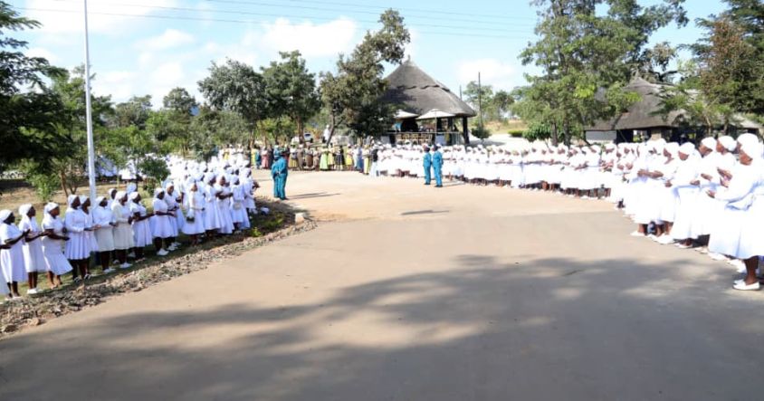 Johane Mashowe Echishanu women congregants celebrate Mother’s Day through song and dance at Baradzanwa Culture Centre