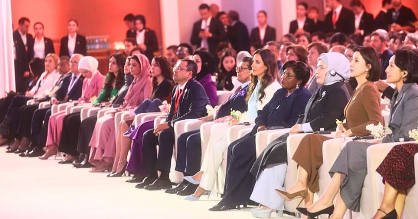 First Lady Dr Auxillia Mnangagwa follows proceedings alongside fellow First Ladies and dignitaries at the World Summit on Children’s Well-being in Samarkand, Uzbekistan

